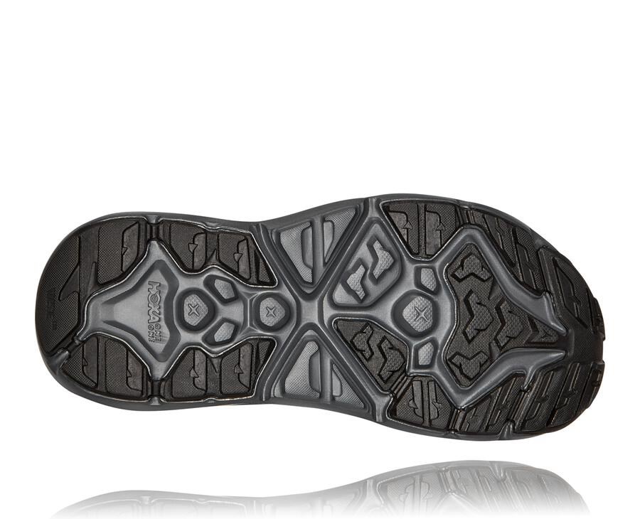 Sandals Mens - Hoka One One Hopara - Black - GKAROWV-75